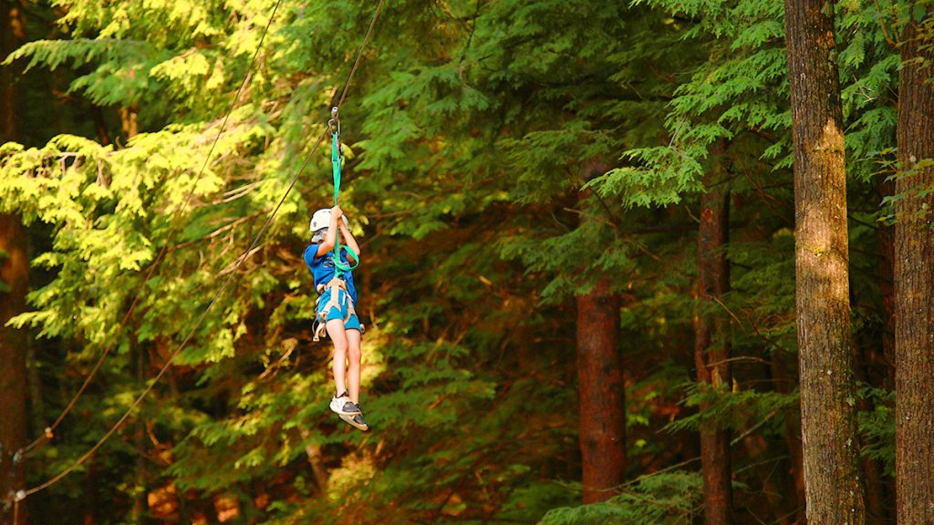 Zip line for facility and group rentals in New York